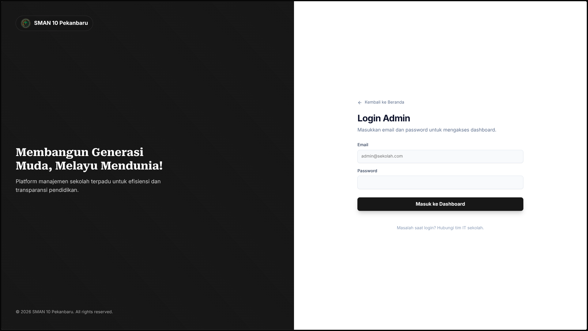 School Management System screenshot 3