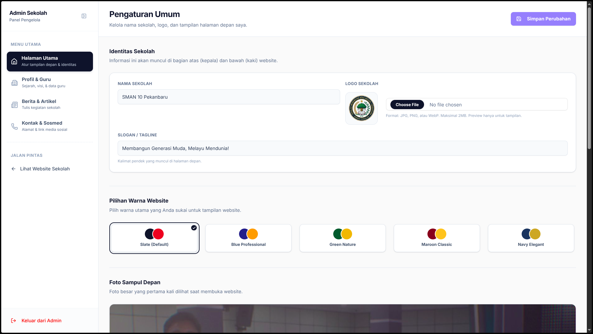 School Management System screenshot 4